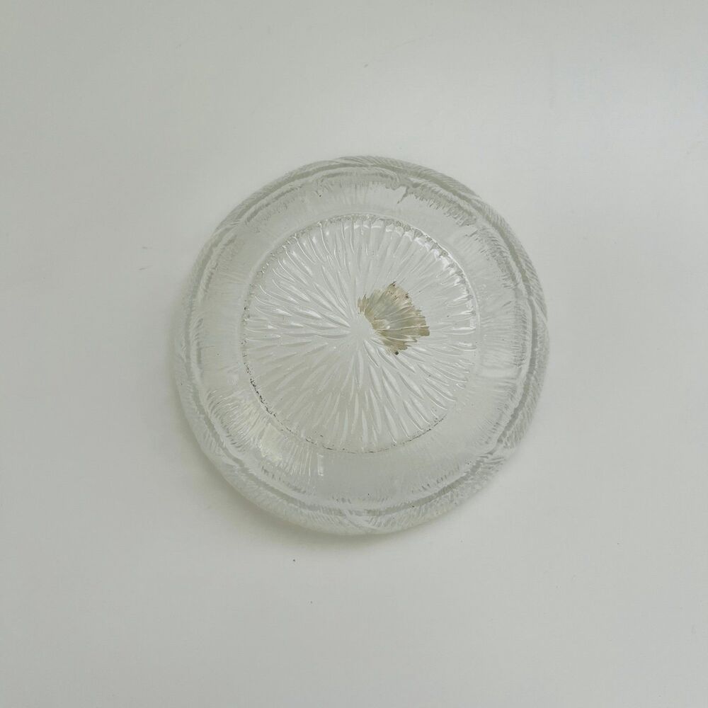 ARCOROC Fleur Clear Pressed Glass Raised Floral Petal Small Fruit Bowl, Set of 4 - Picture 7 of 7